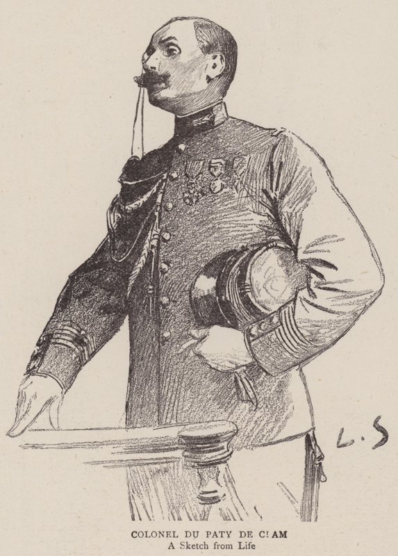 Colonnello du Paty de Clam da Louis Remy Sabattier