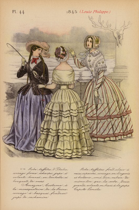 Moda francese: 1845, Luigi Filippo da Louis Colas