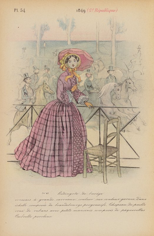 Moda francese: 1849, 2a Repubblica da Louis Colas
