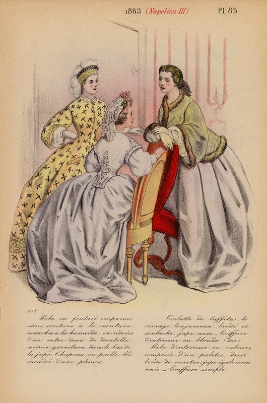 Moda francese: 1863, Napoleone III da Louis Colas