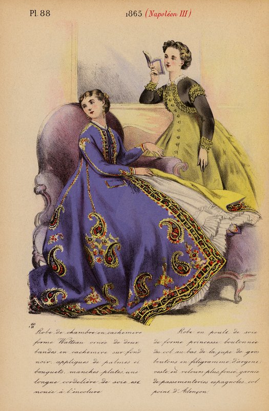 Moda francese: 1865, Napoleone III da Louis Colas