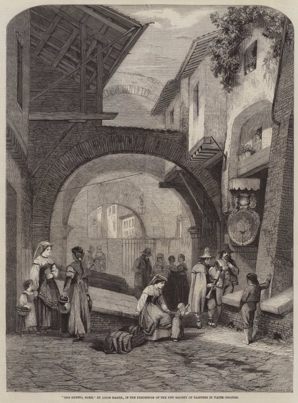 Il Ghetto, Roma da Louis Haghe