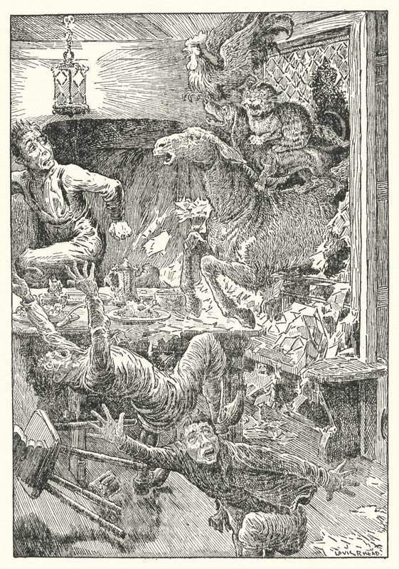 I Musicanti di Brema (litografia) da Louis John Rhead