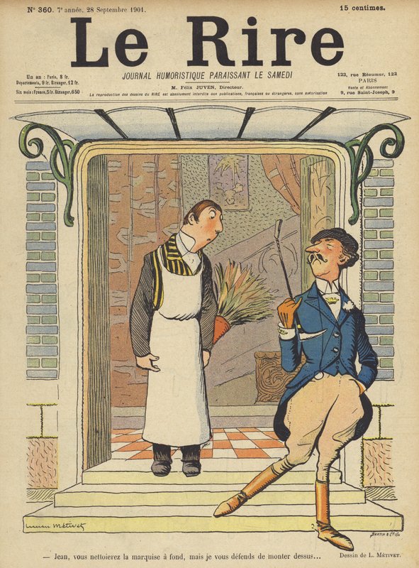 Illustrazione per Le Rire da Lucien Metivet