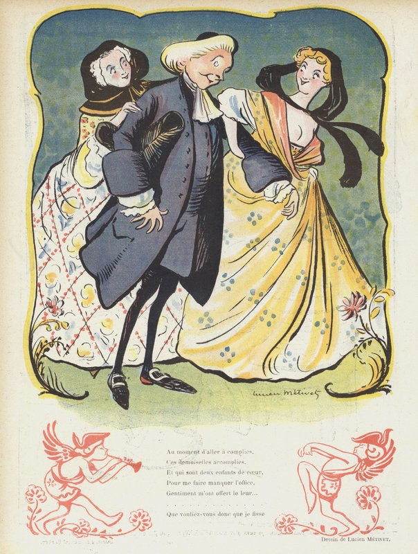 Illustrazione per Le Rire da Lucien Metivet