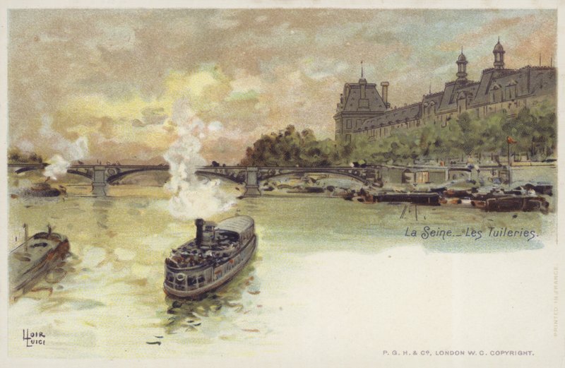 Le Tuileries, Parigi da Luigi Loir