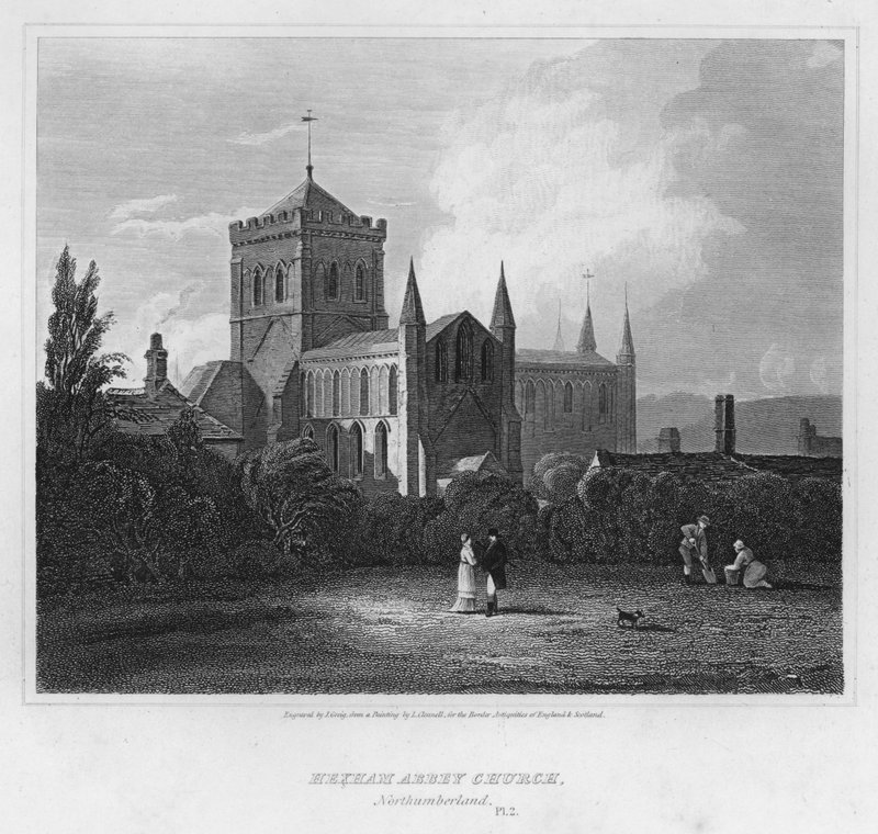 Chiesa abbaziale di Hexham, Northumberland da Luke (after) Clennell