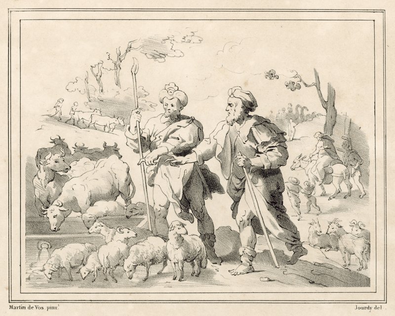 Due mandriani da Maarten de Vos
