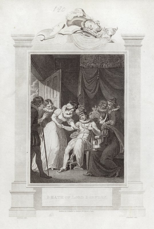 Morte di Lord Darnley da Mather Brown