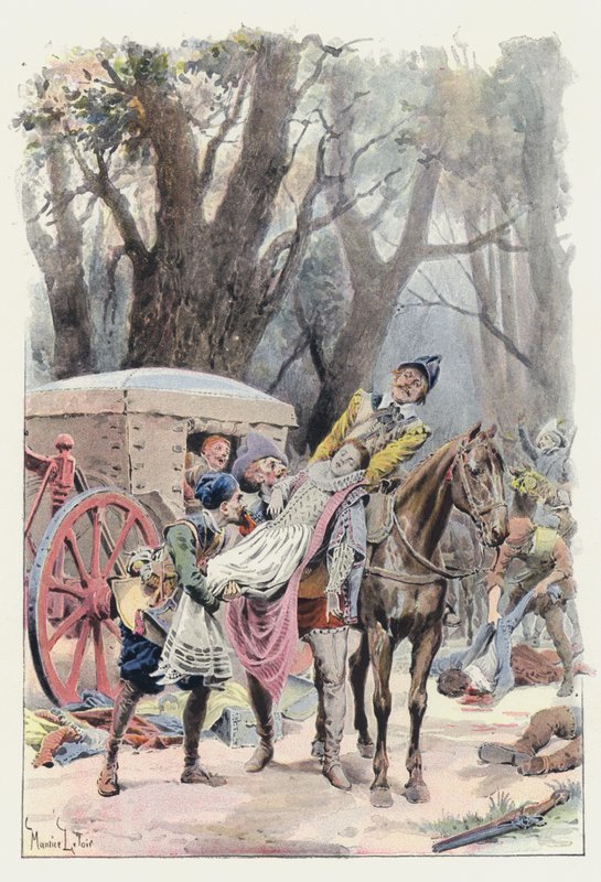 Illustrazione per Gil Blas da Maurice Leloir
