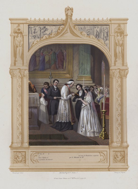 Benedizione del matrimonio da Maurice Leloir