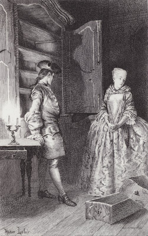 Scena da Manon Lescaut da Maurice Leloir