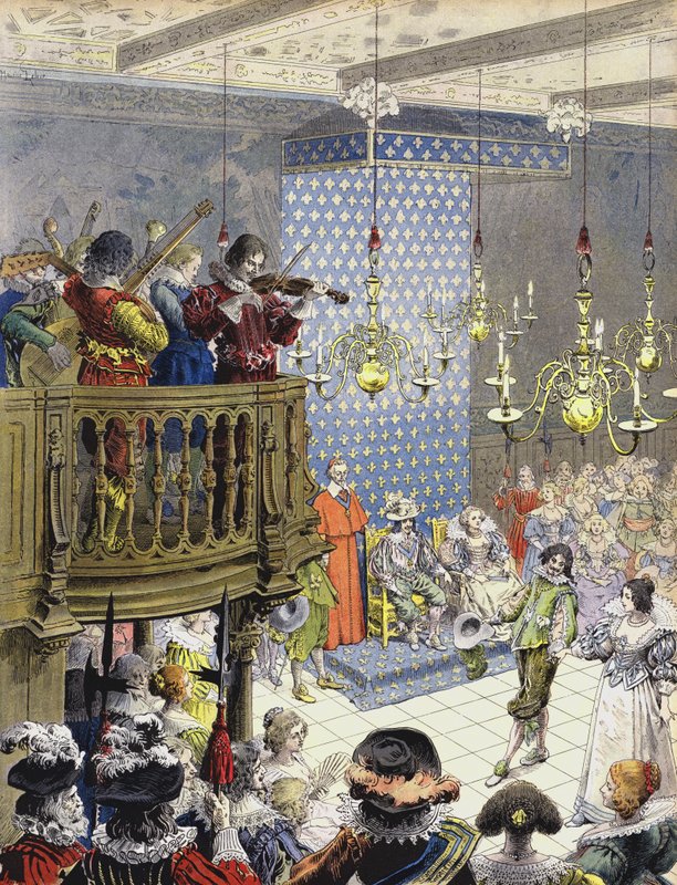 Un ballo a Corte da Maurice Leloir