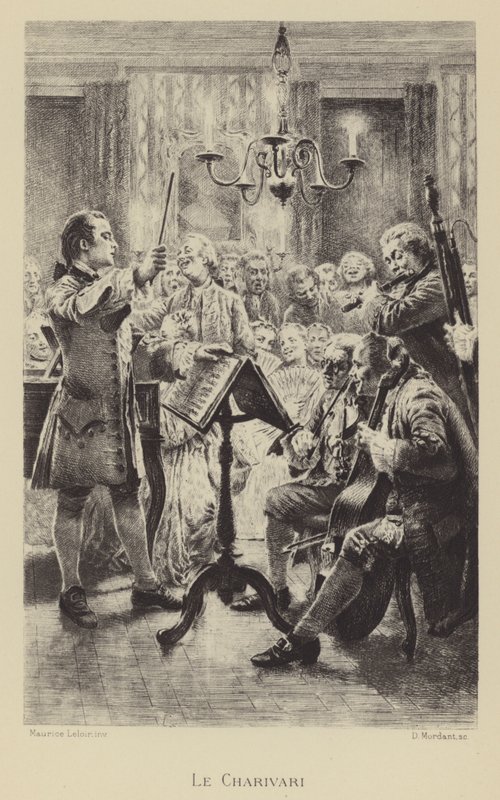 Il charivari da Maurice Leloir