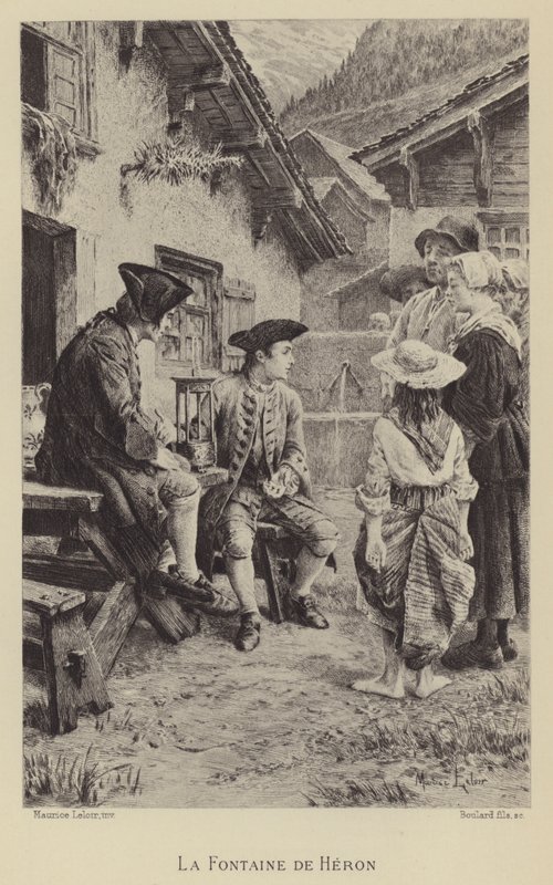 La fontana di Eroe da Maurice Leloir