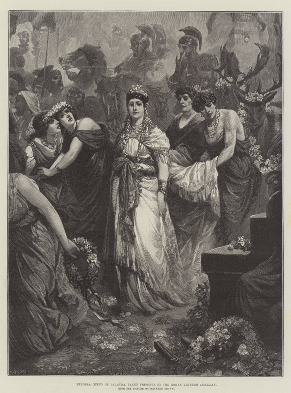 Zenobia, regina di Palmira, catturata dall