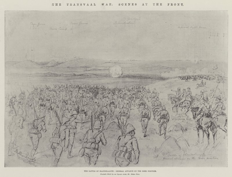 La guerra del Transvaal, scene al fronte da Melton Prior