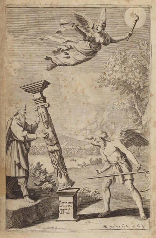 Illustrazione per le Vite di Plutarco da Michael Burghers