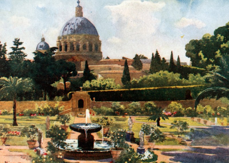 Il Giardino Affondato, Il Vaticano, Roma da Mima Nixon