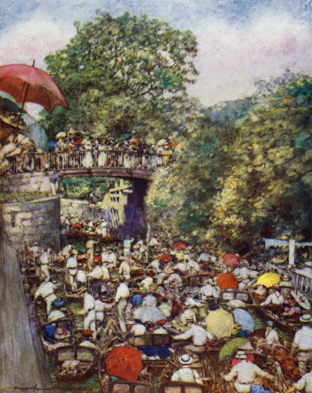 Chiusa di Boulters, domenica di Ascot da Mortimer Ludington Menpes