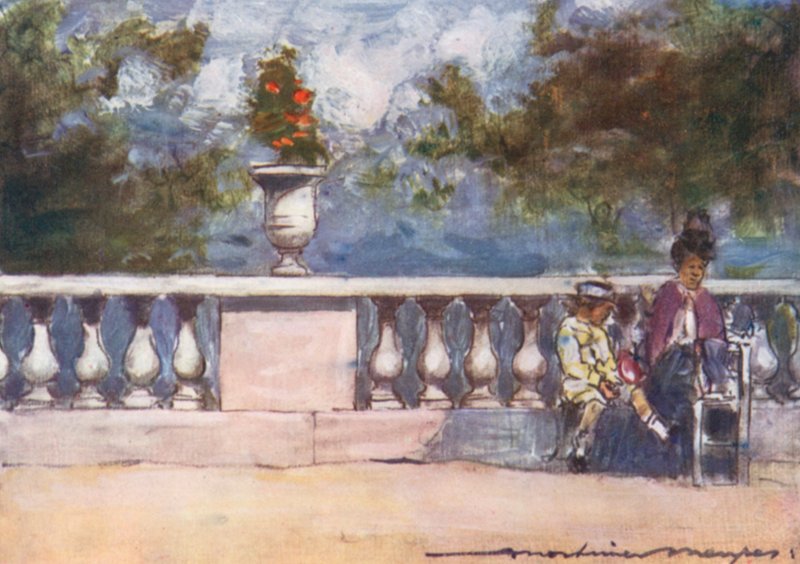Alle Tuileries da Mortimer Ludington Menpes