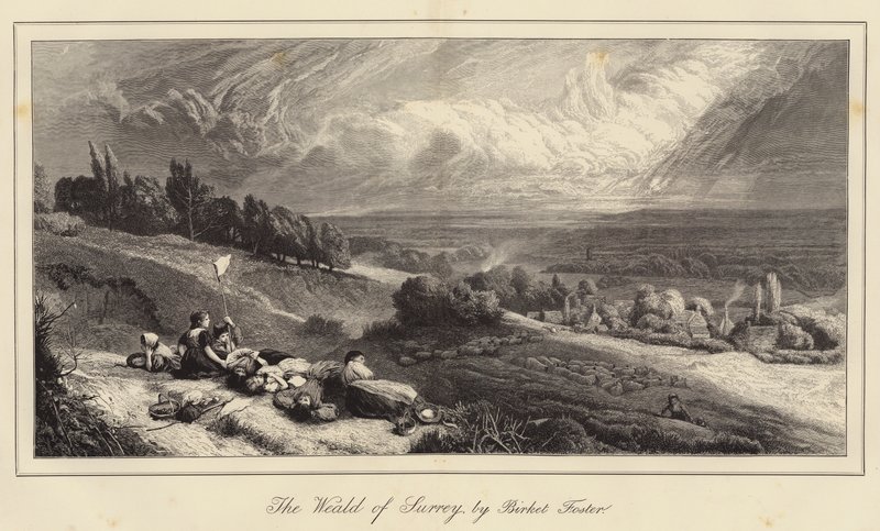 La Weald del Surrey da Myles Birket Foster