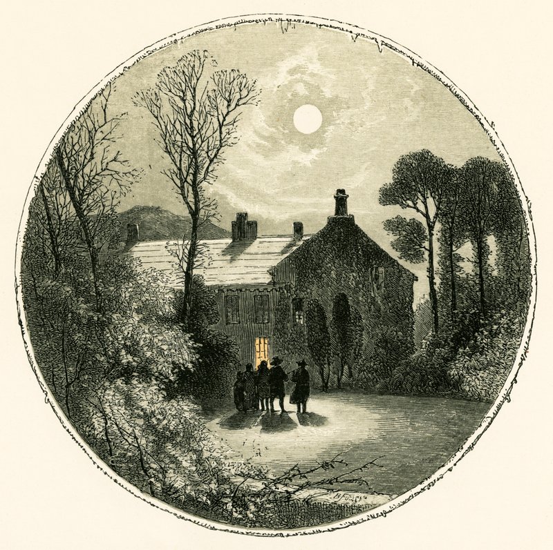Minstrel natalizio da Myles Birket Foster