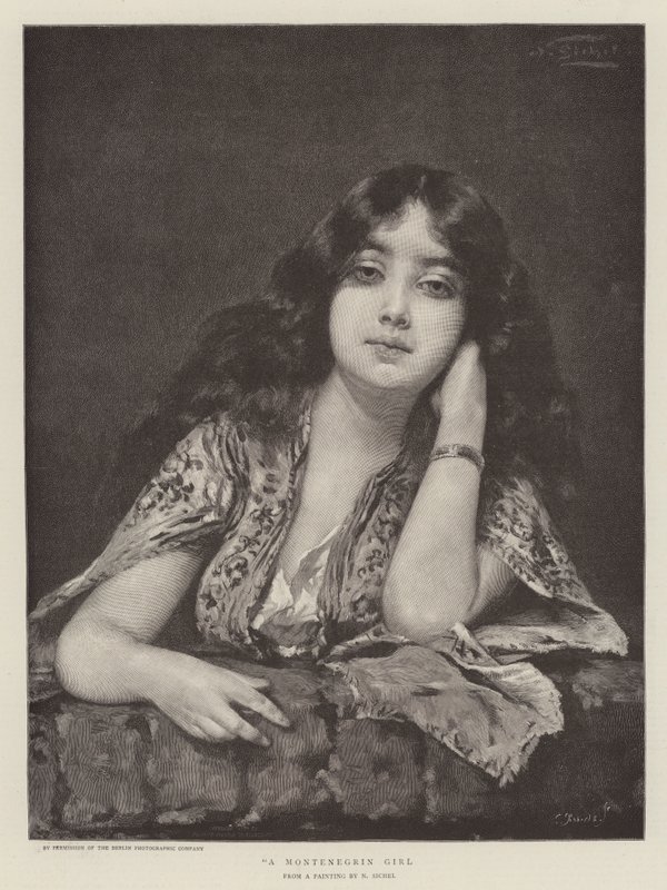 Una ragazza montenegrina da Nathaniel Sichel