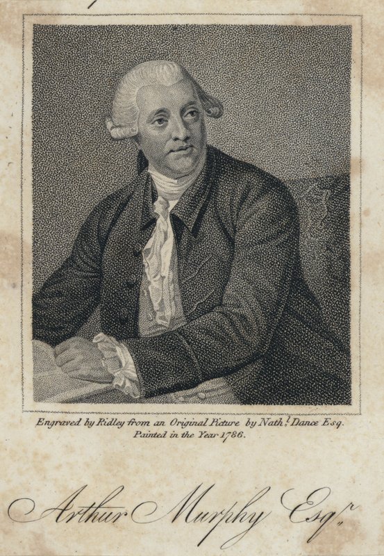 Arthur Murphy, scrittore irlandese (incisione) da Nathaniel (after) Dance Holland