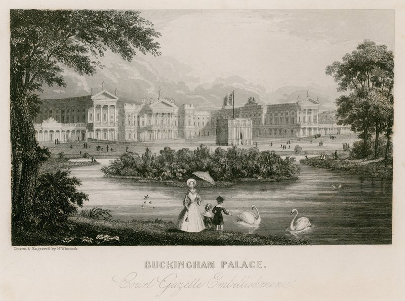 Palazzo di Buckingham da Nathaniel Whittock