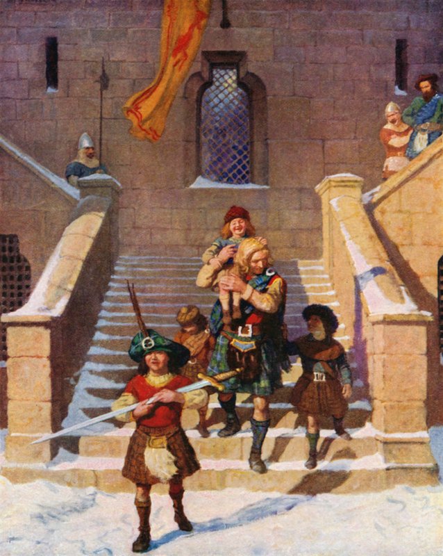 Wallace e i Bambini da Newell Convers Wyeth