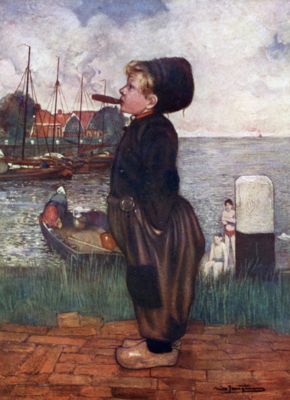 Un ragazzo che fuma, Volendam da Nico Jungman