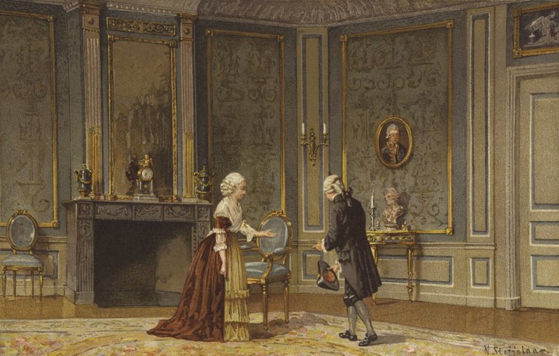 Interno olandese, c1792 da Nico Steffelaar