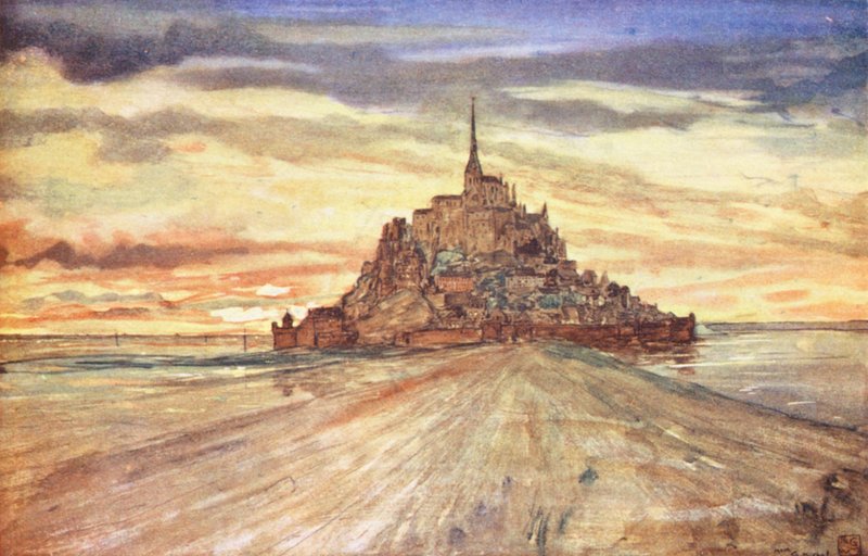 Mont St Michel, tramonto da Nico Jungmann