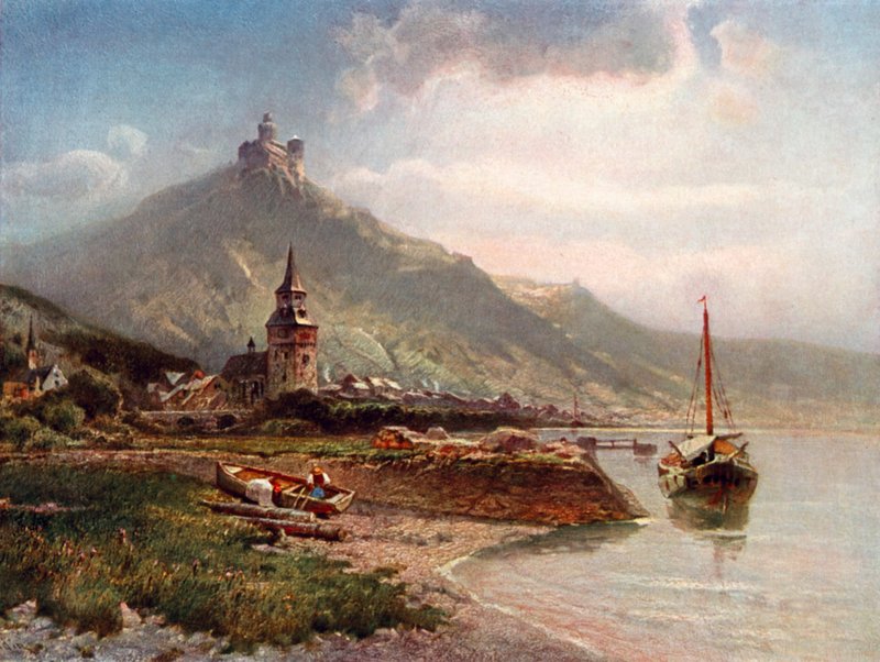 Braubach e il Marksburg da Nicolai Astudin