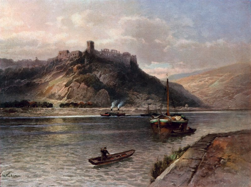 Le rovine di Rheinfels da Nicolai Astudin