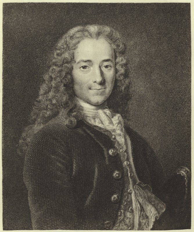 Voltaire da Nicolas de Largillière