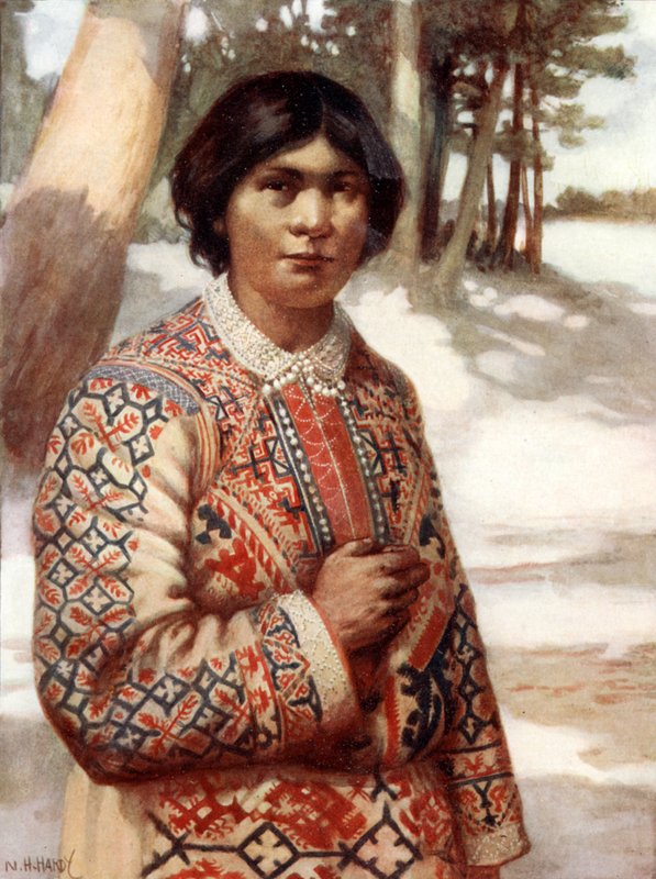 Una donna ostiaca, Siberia da Norman Hardy