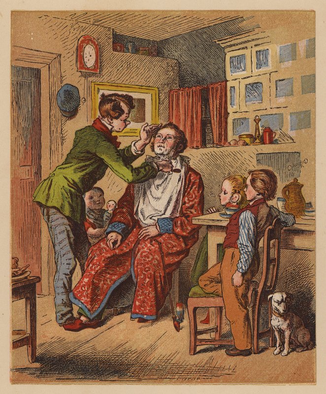Il barbiere da Oskar Pletsch