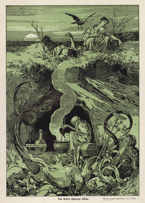 La cucina nera della morte da Otto Seitz