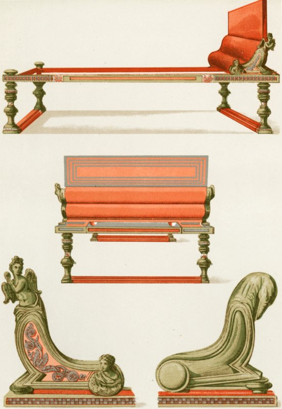Mobili in bronzo da Pompei da P. Sellier