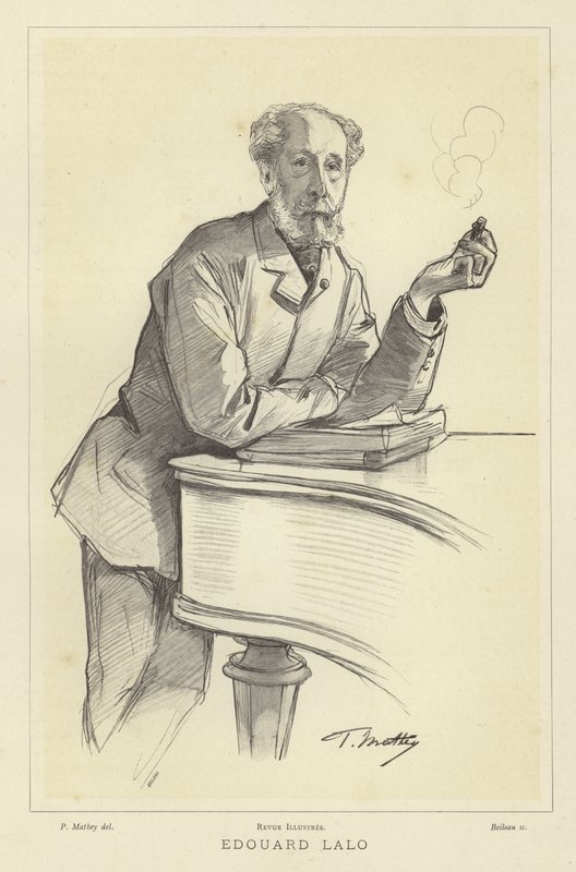 Edouard Lalo, compositore francese da Paul Mathey