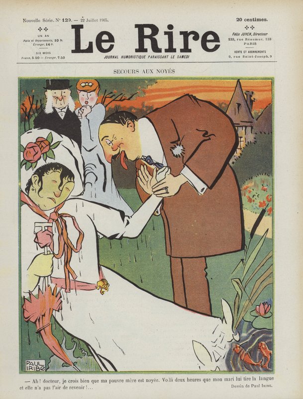 Illustrazione per Le Rire da Paul Iribe
