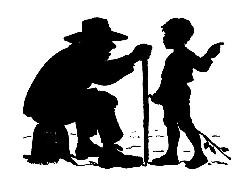Silhouette di Paul Konewka (litografia) da Paul Konewka