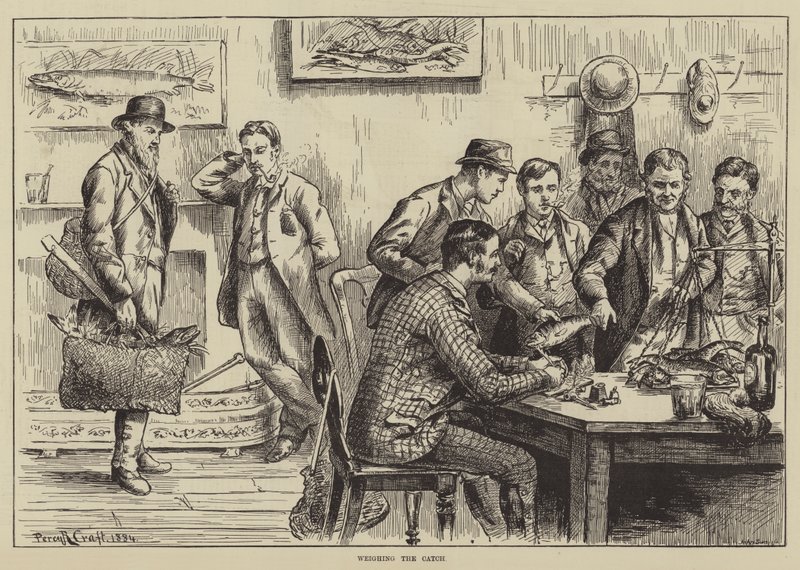 Pesatura del pescato da Percy Robert Craft