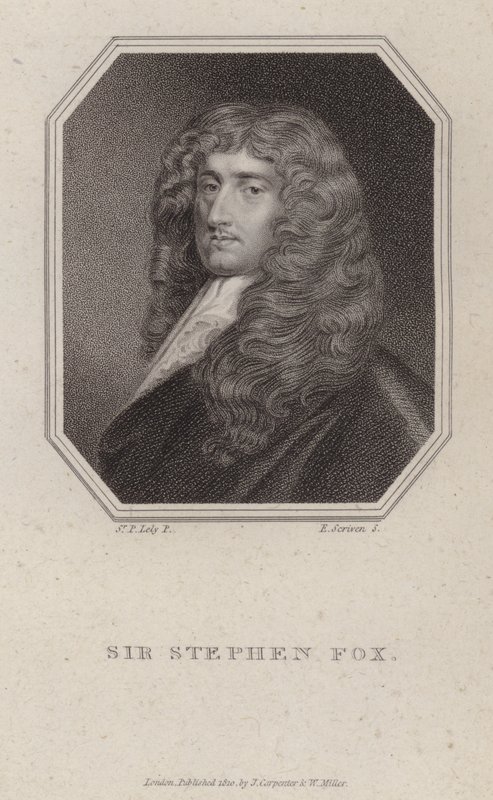 Sir Stephen Fox, politico inglese da Peter (after) Lely