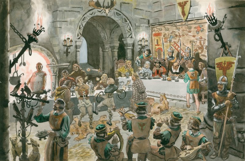 Banchetto medievale da Peter Jackson
