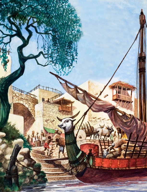 Scarico di una barca commerciale da Peter Jackson