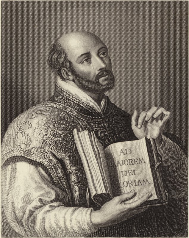 Ignazio di Loyola (incisione) da Peter Paul (after) Rubens