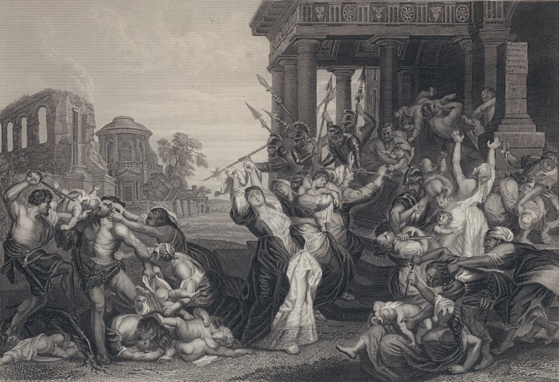 Strage degli innocenti da Peter Paul after Rubens